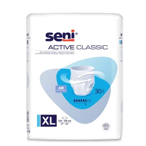 Pachet Compus Din: Scutece Pentru Incontinenta Seni Active Clasic nr. 4 Extra Large - XL 30 buc