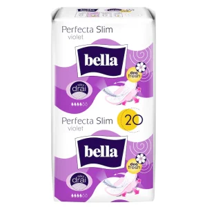Absorbante Bella Perfecta Slim Violet Silky Drai Deo, 20 buc